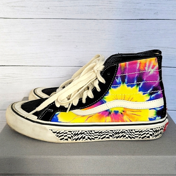 Vans tye dyed hightops us men's size 5.5/women's 7, EUC - Picture 4 of 11